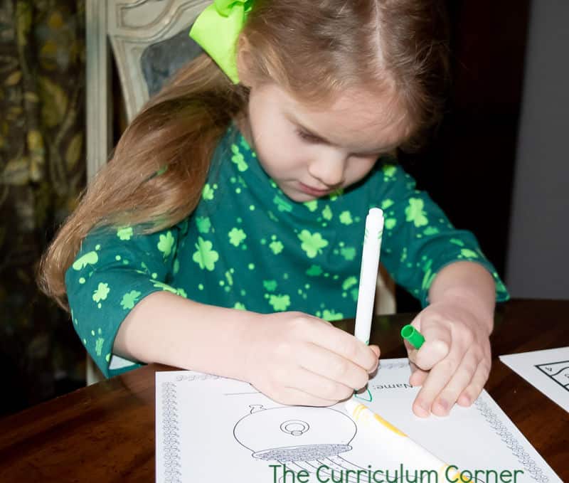 St. Patrick's Day Preschool Pages