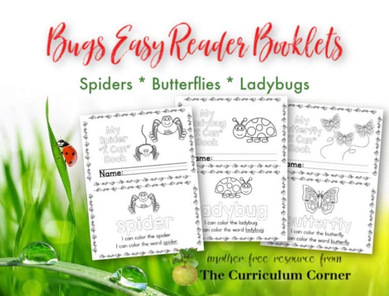 Bugs Easy Reader Booklets - The Kinder Corner