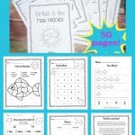 Kinder summer math practice booklet