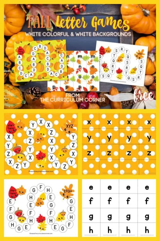 Fall ABC Games