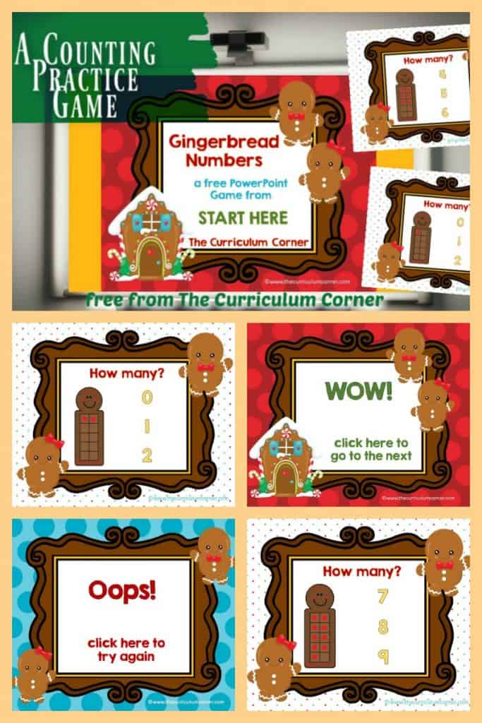 gingerbread counting
