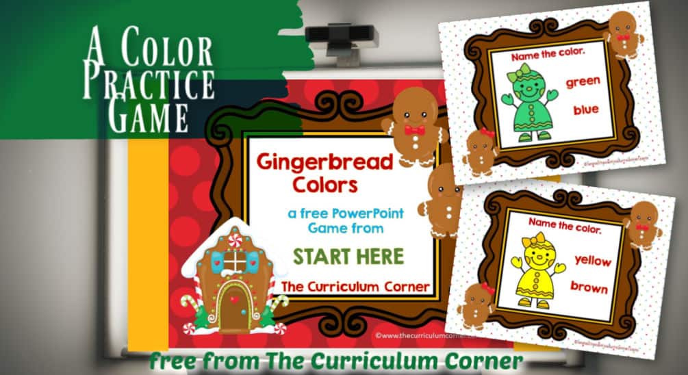 gingerbread colors game