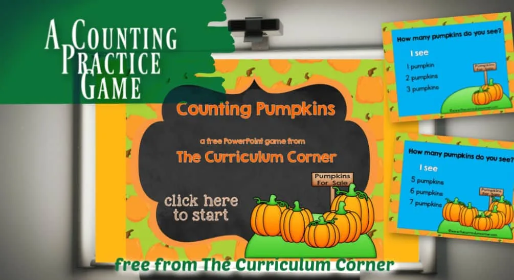 counting pumpkins powerpoint game