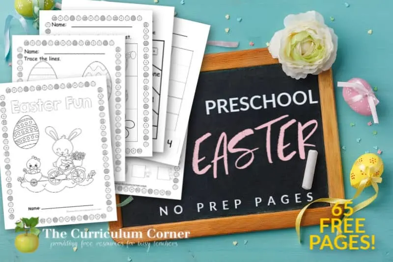 free Easter preschool pages