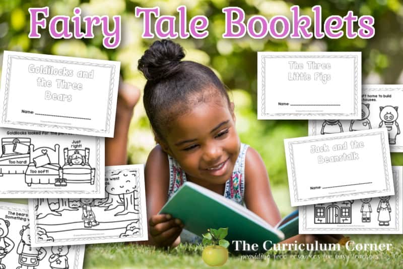 Download these free printable fairy tale booklets to help your young readers explore different stories.