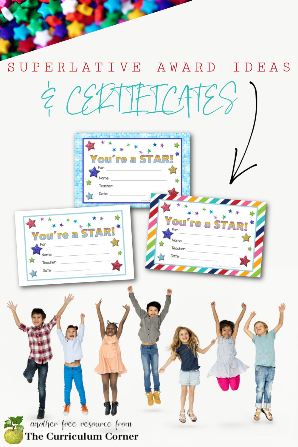 Superlative Awards Certificates The Kinder Corner