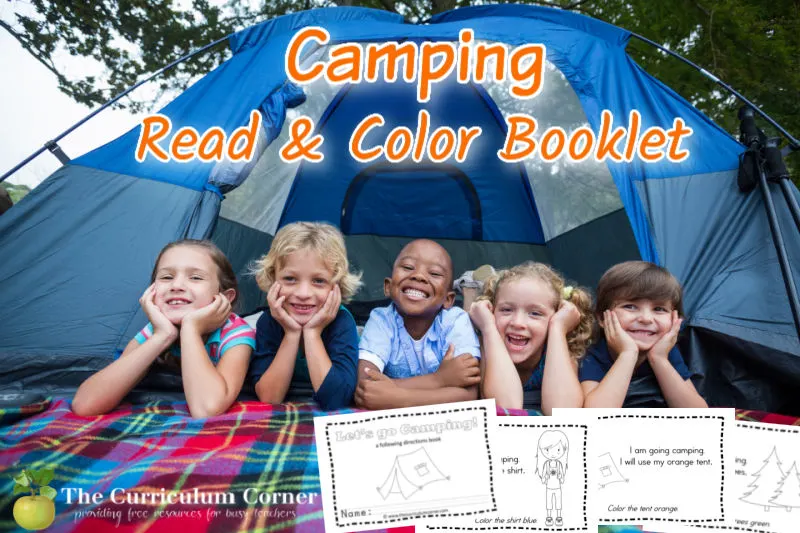 Add this camping reading booklet to your collection of little readers for your classroom.