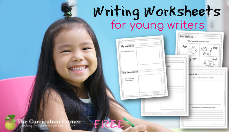 kindergarten writing worksheets the kinder corner