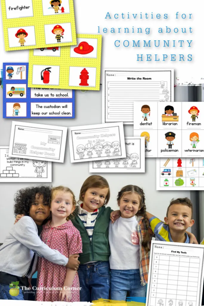 These free activities for community helpers are designed for your preschool, prekindergarten or kindergarten classroom.