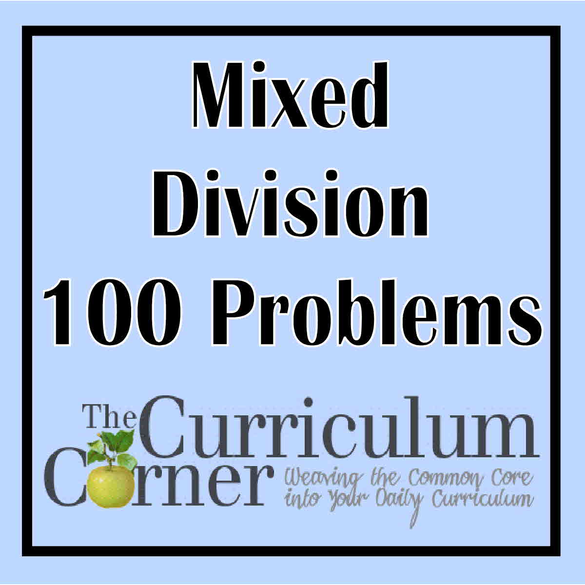 100 mixed review division problems